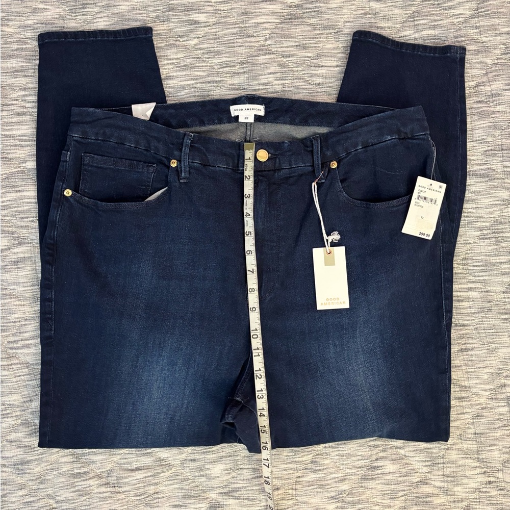 Good American Good Legs High Rise Skinny Jeans Sz 22 NWT | Skinny Hi-Rise Jeans- - Picture 6 of 10